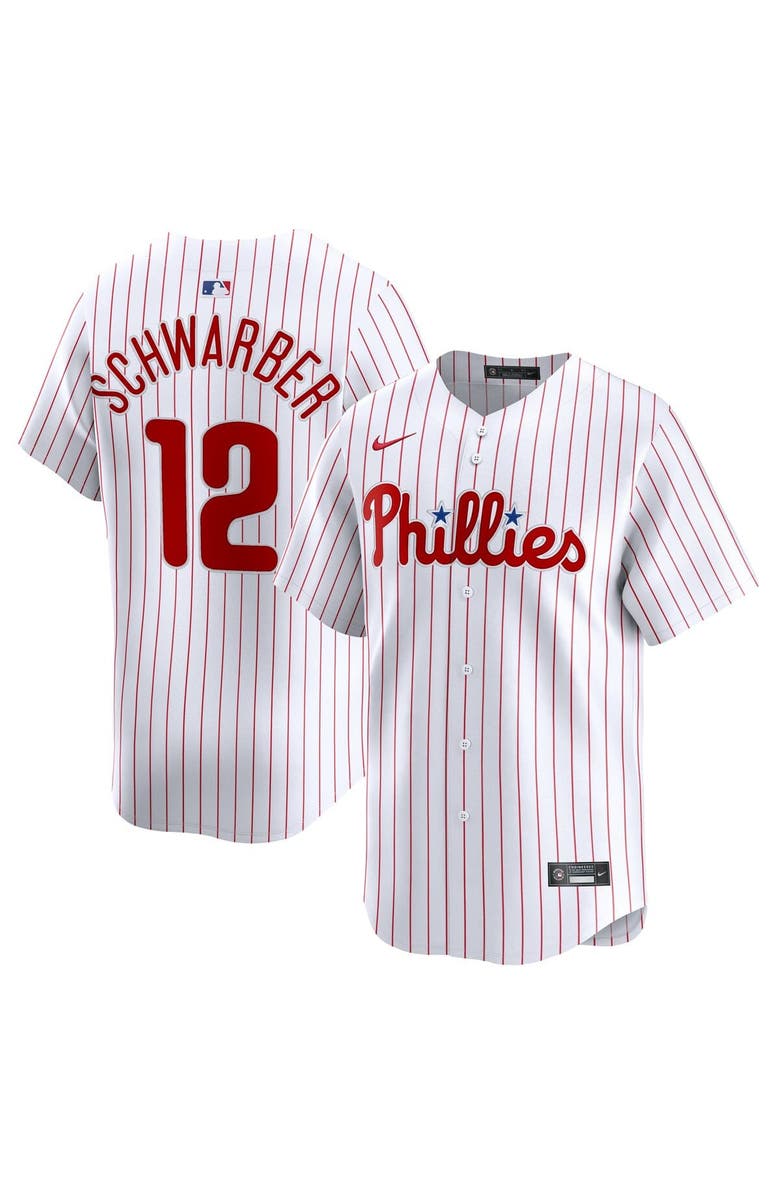 Nike Men's Nike Kyle Schwarber White Philadelphia Phillies Home Limited Player Jersey, Main, color, White