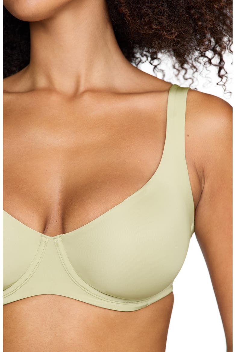 The Scoop Underwire Microfiber Bra, Alternate, color, MEADOW