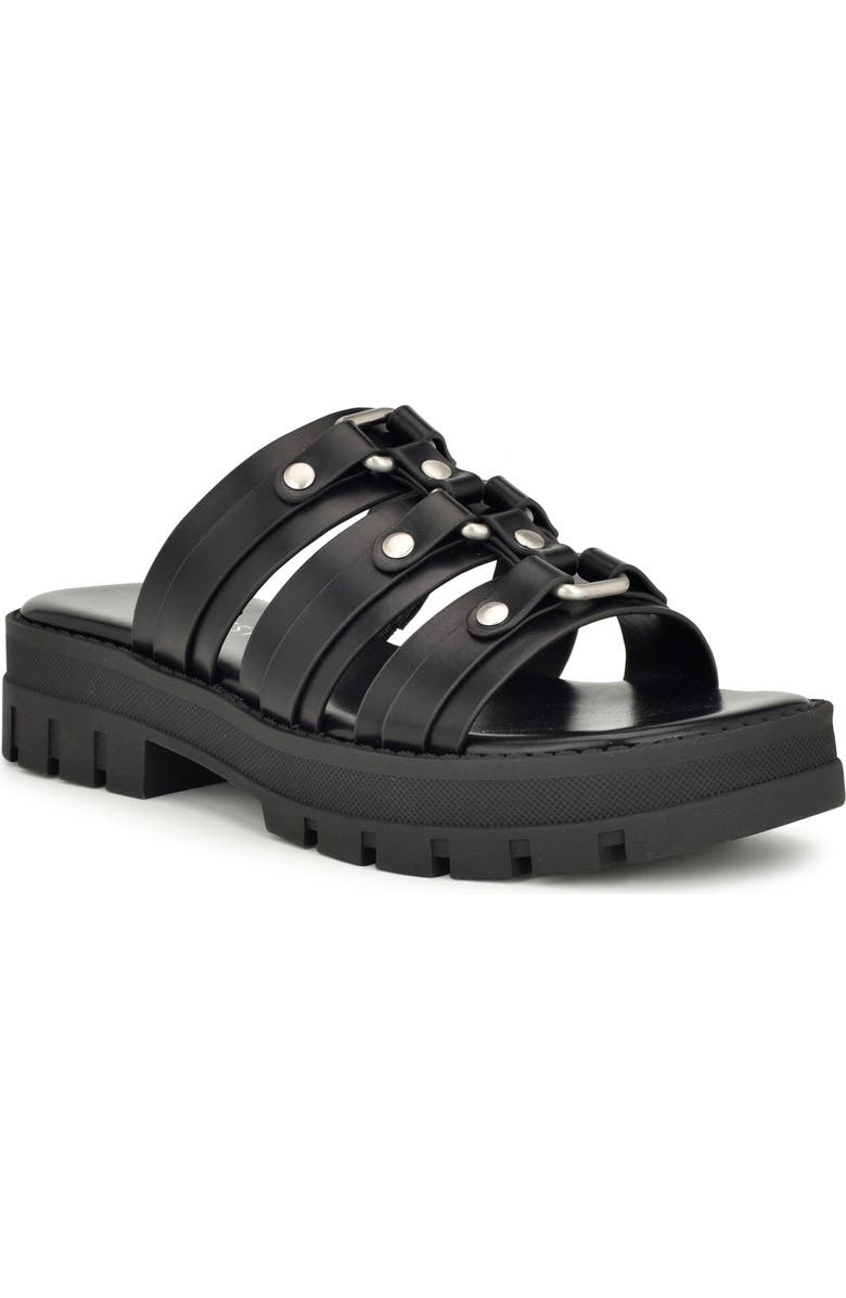 Nine West Cazz Platform Slide Sandal, Main, color,