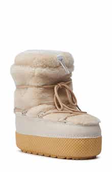 AZALEA WANG Daylen Faux Fur Platform Boot