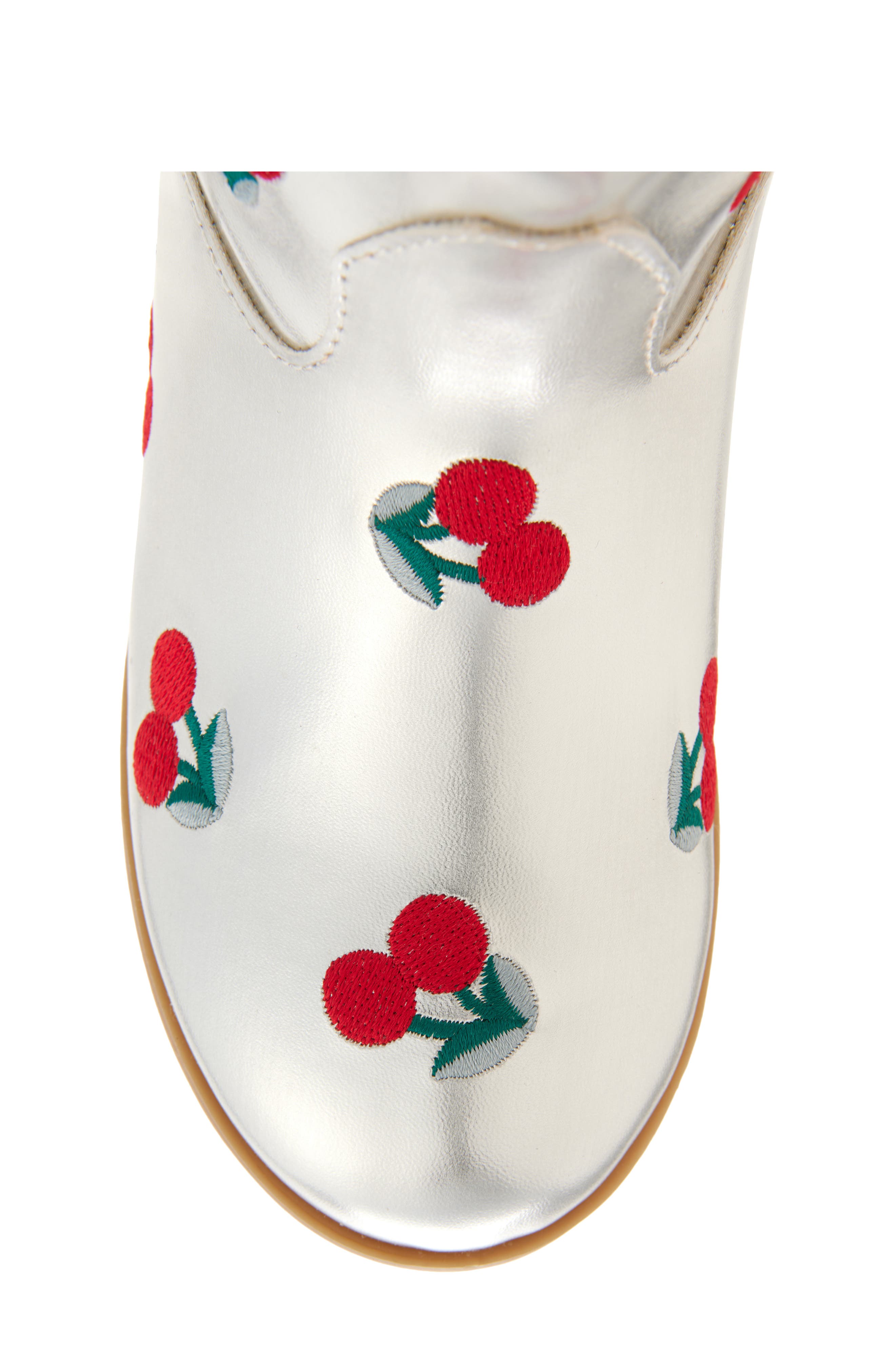 Tucker + Tate Kids' Gabi Cherry Embroidery Western Boot, Alternate, color, 