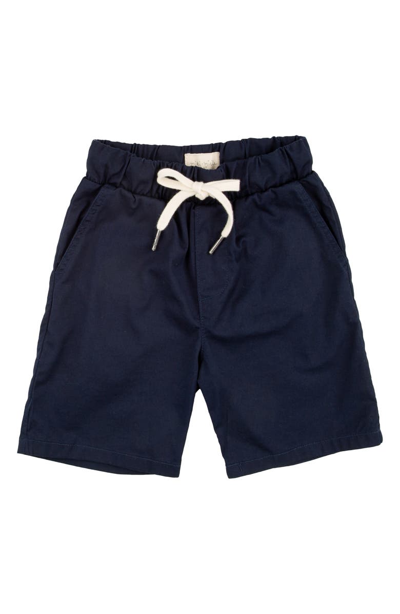 Miki Miette Kids' Logan Cotton Pull-On Shorts, Main, color, 