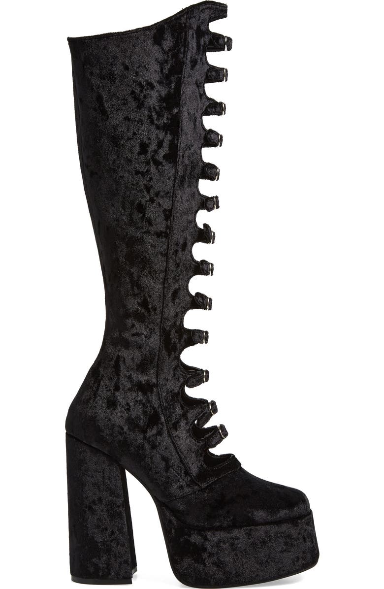 Jeffrey Campbell Xandra Knee High Platform Boot, Alternate, color,