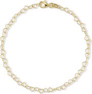 GLAZE JEWELRY Heart Chain Anklet