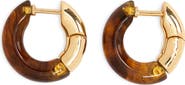 Petit Moments Acacia Resin Hoop Earrings