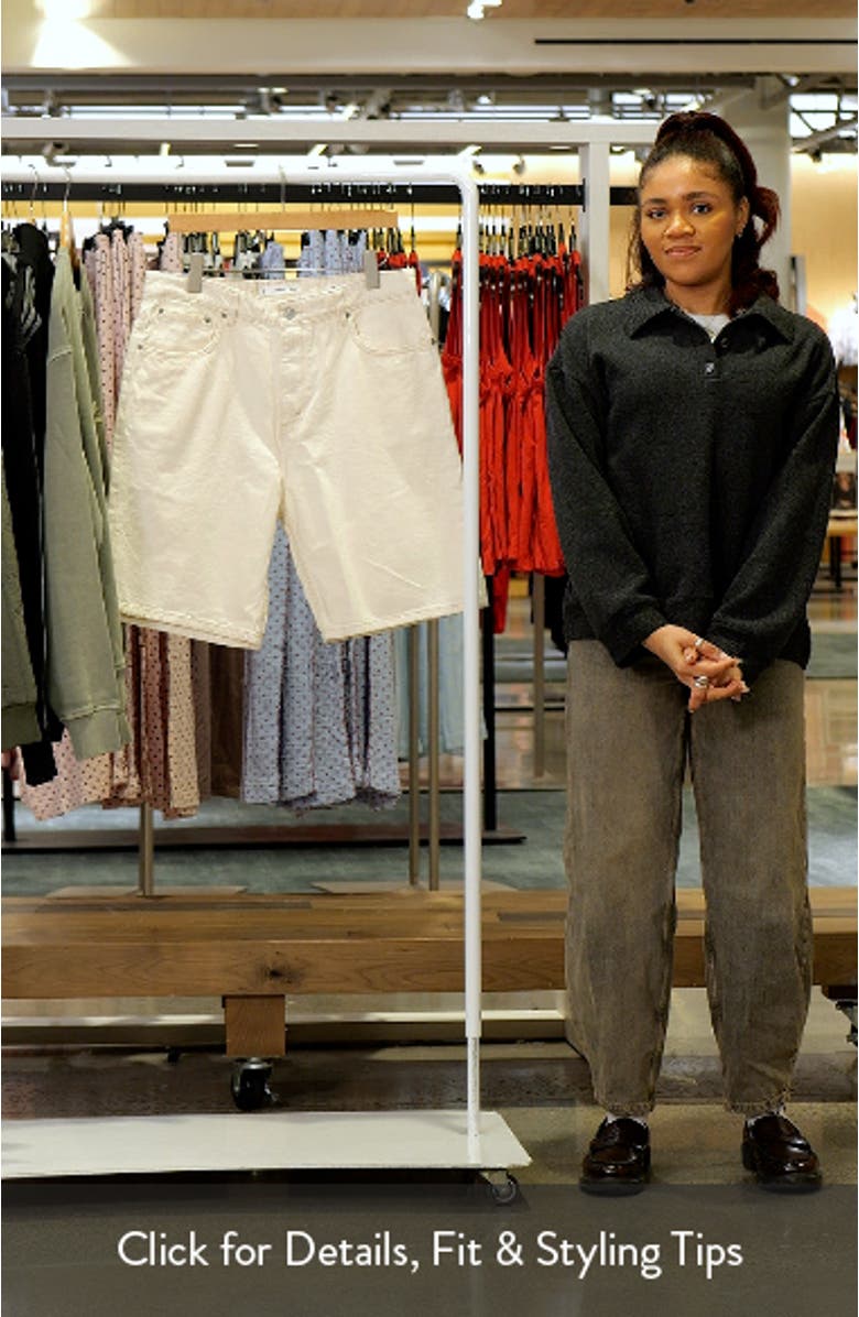 Oversize Denim Bermuda Shorts, sales video thumbnail