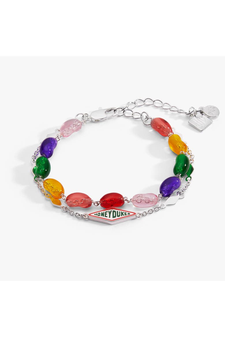 Harry Potter Sweet Nostalgia Bertie Bott's Bracelet, Main, color, Silver