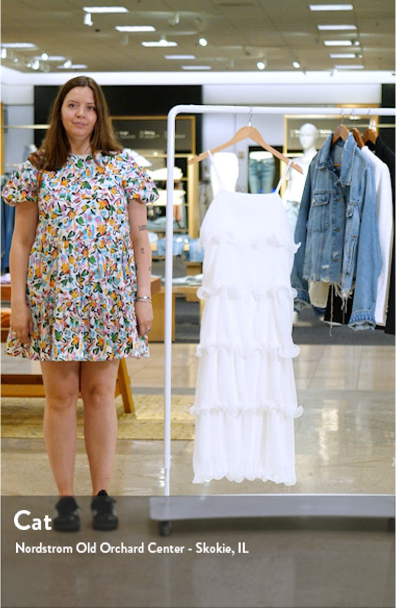 Ruffle Tiered Midi Dress, sales video thumbnail