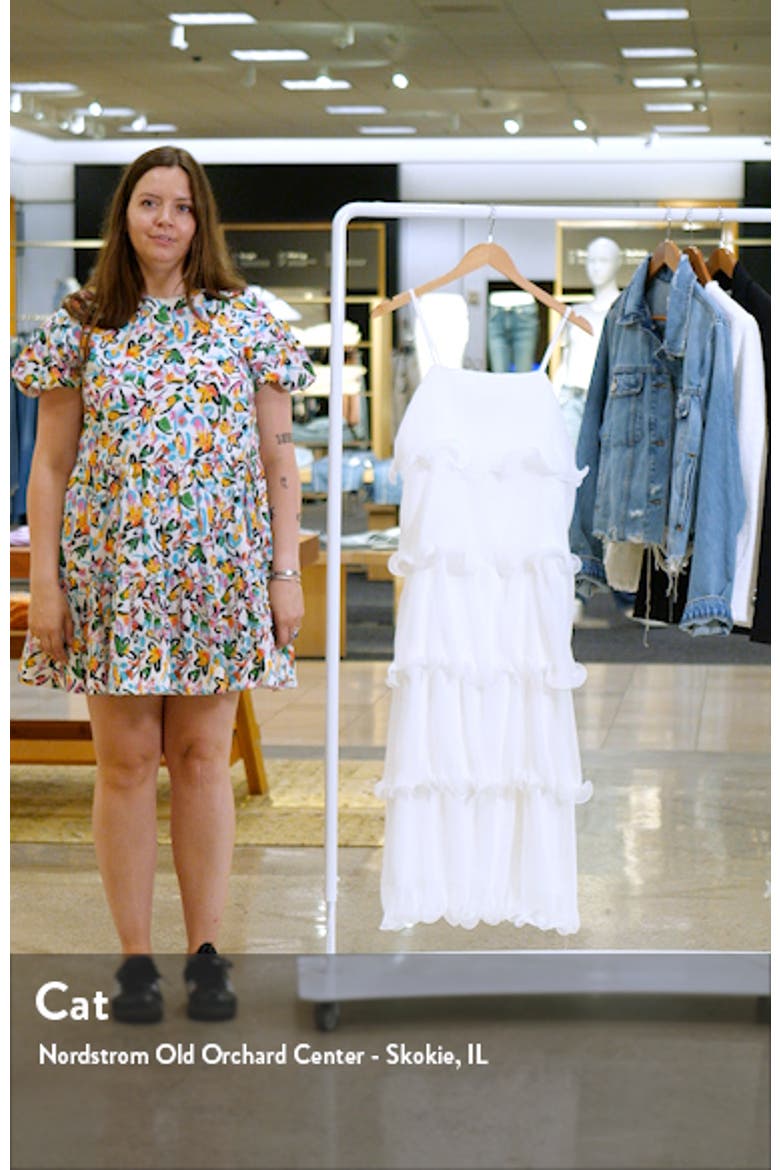 Ruffle Tiered Midi Dress video