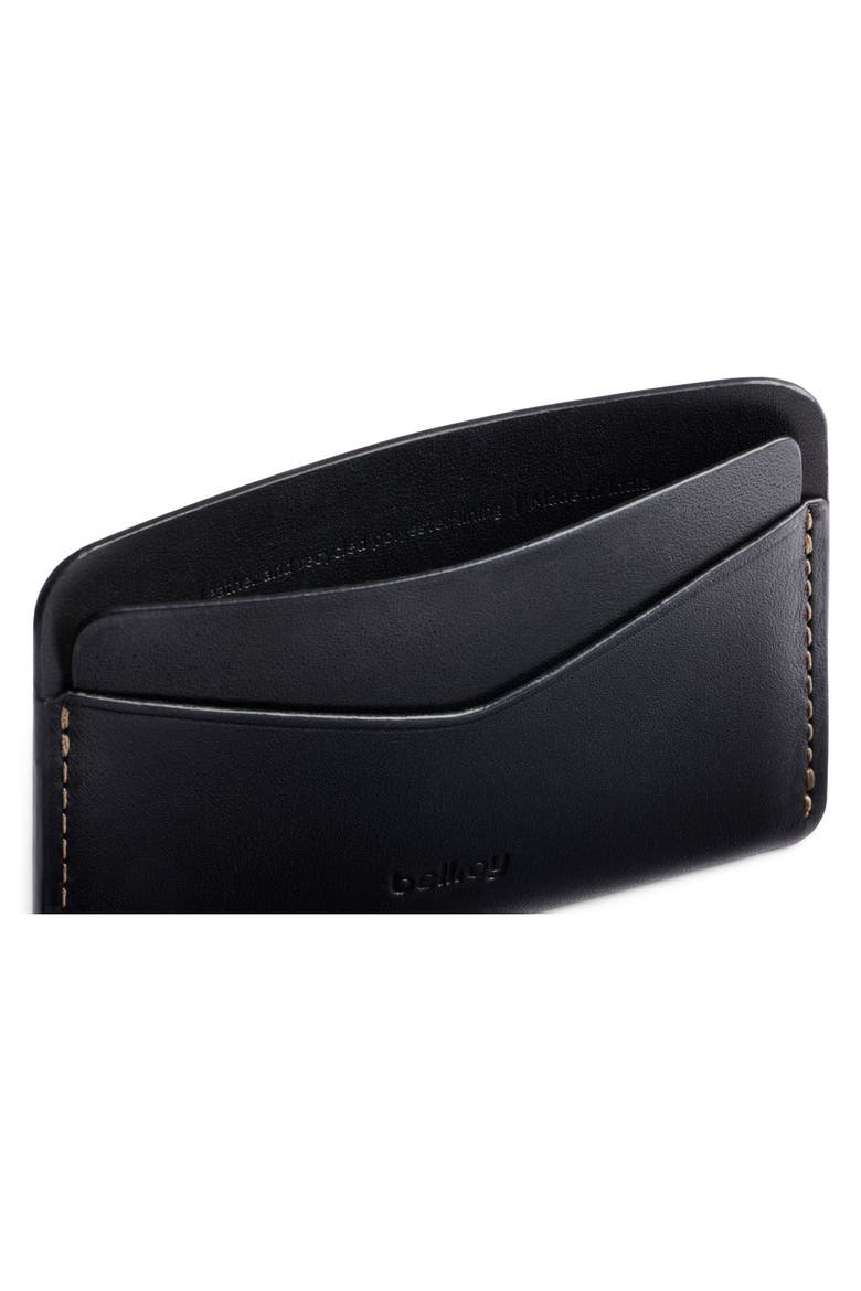Leather RFID Card Case, Alternate, color, BLACK