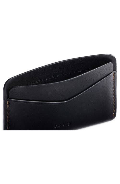 Bellroy Leather Rfid Card Case In Black