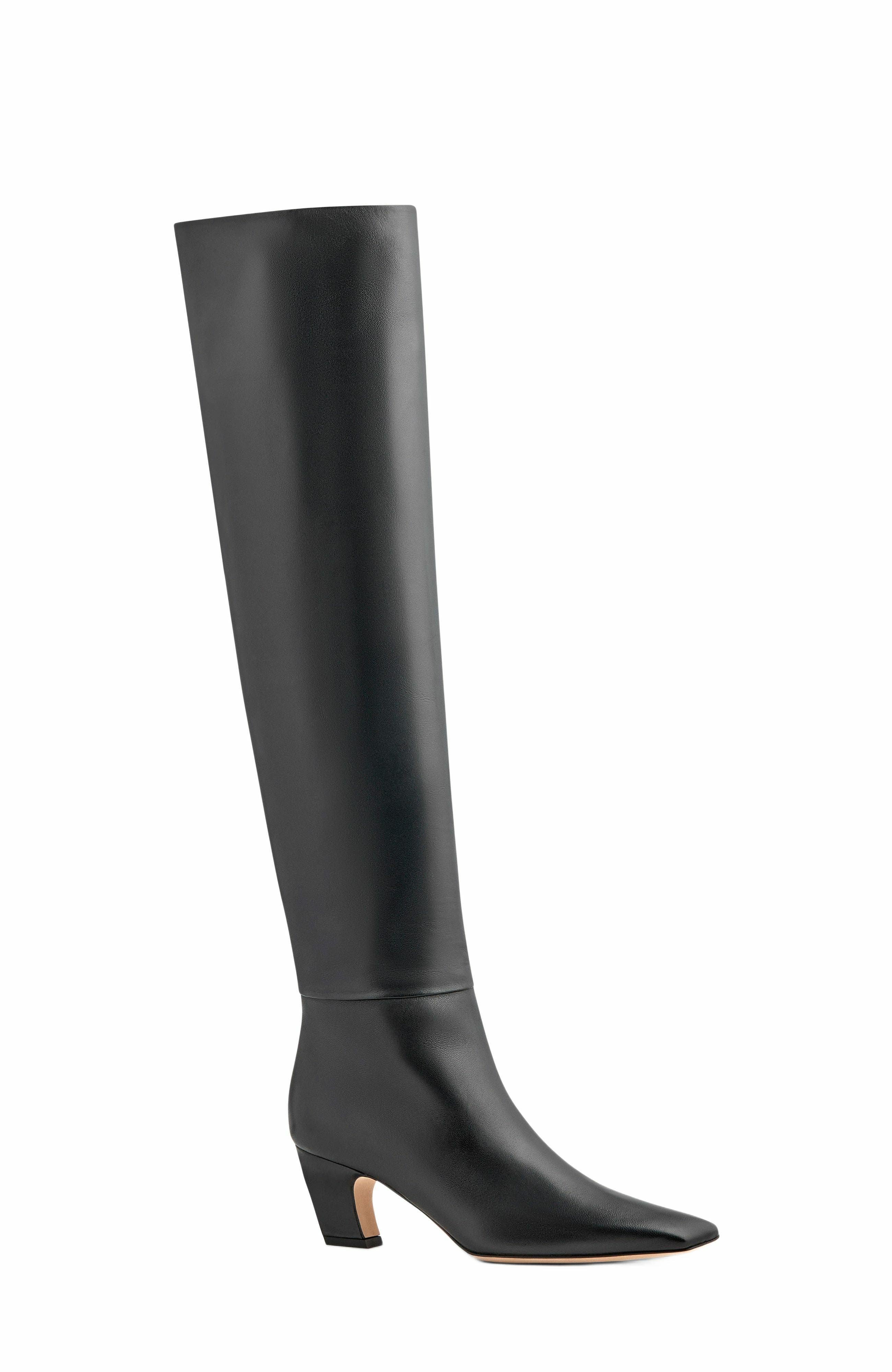 Neil J. Rodgers Meg Over The Knee Boot, Alternate, color, Black Nappa
