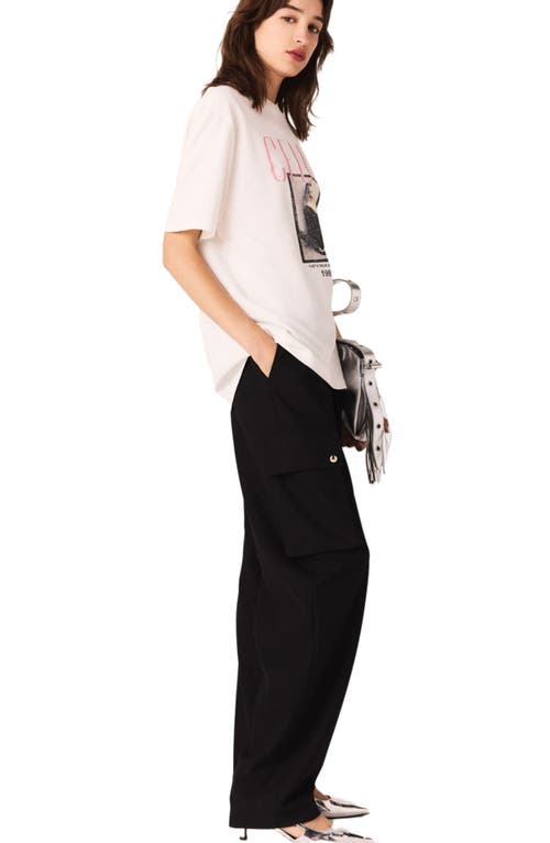 Maje Celine Dion T-shirt In White