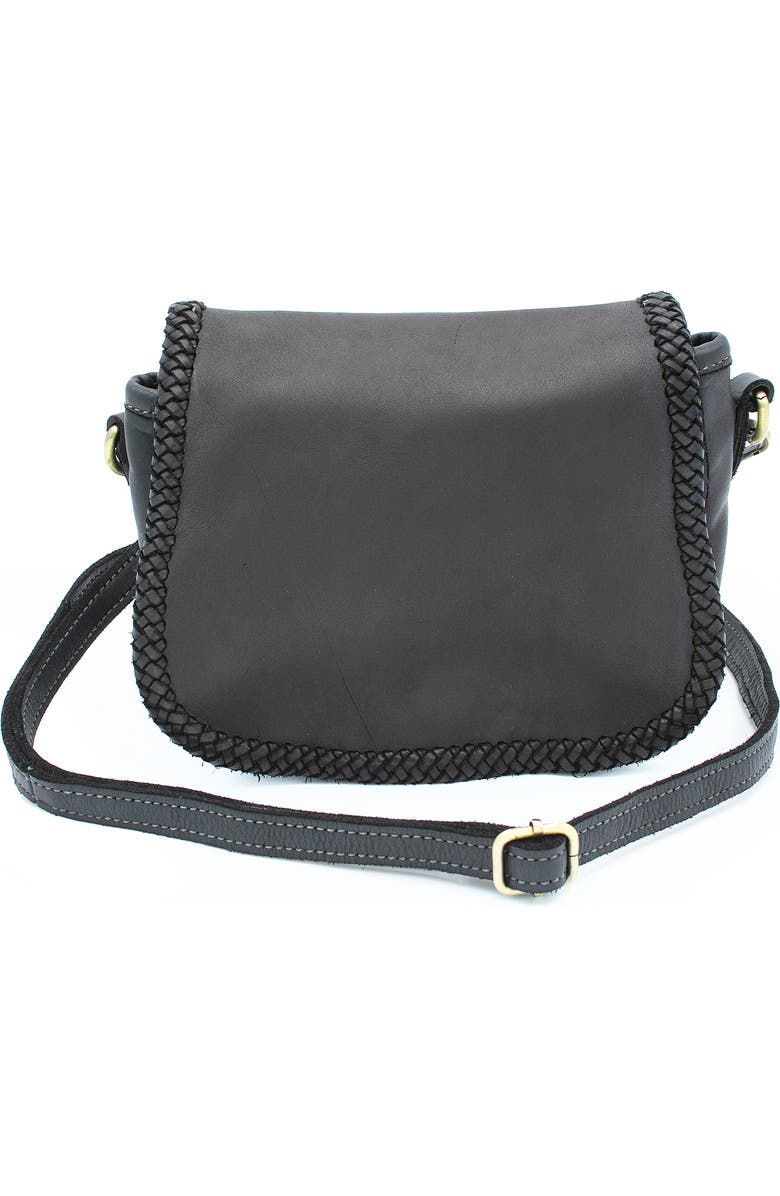 Bolsa Nova Naples Saddle Bag, Main, color, Black