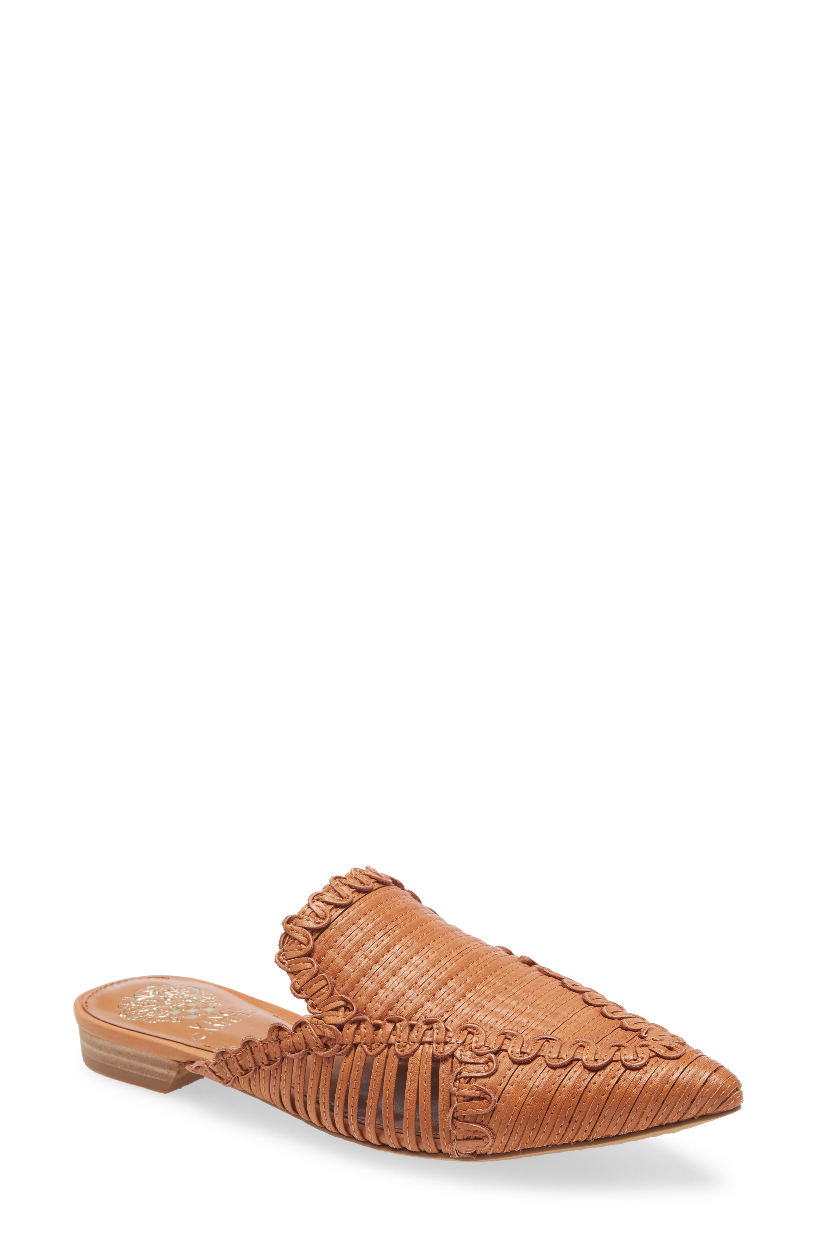 Manindie Pointed Toe Mule, Main, color, BRICK LEATHER