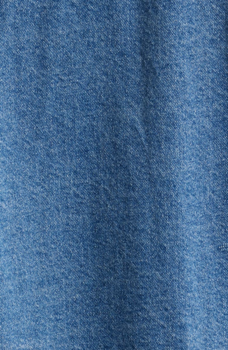 Alpha Industries Relaxed Fit Denim Flight Jacket, Alternate, color, Denim Blue