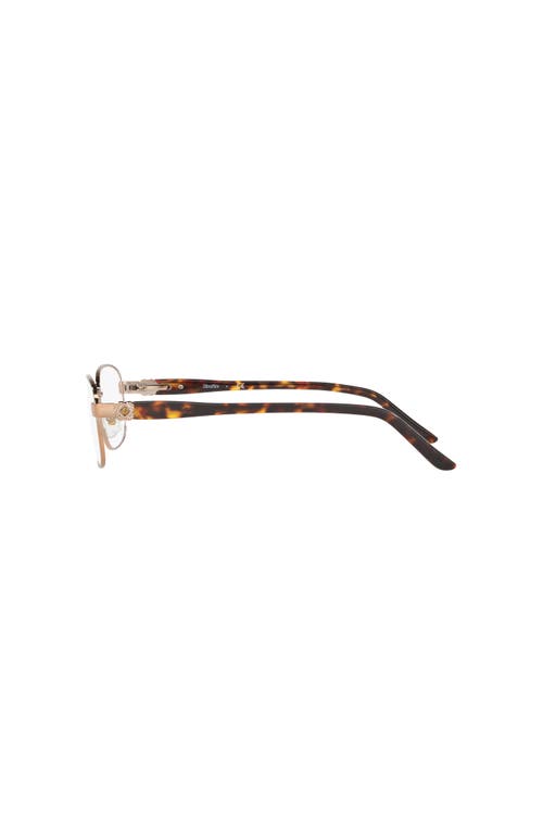 Sferoflex 54mm Rectangle Optical Glasses In Gold