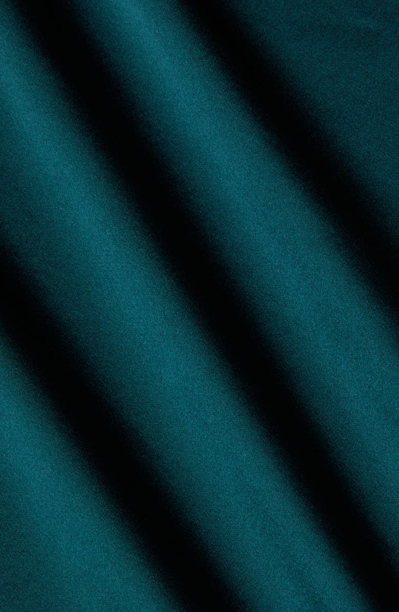 L'AGENCE Charmaine Spaghetti Strap Silk Gown, Alternate, color, Deep Teal