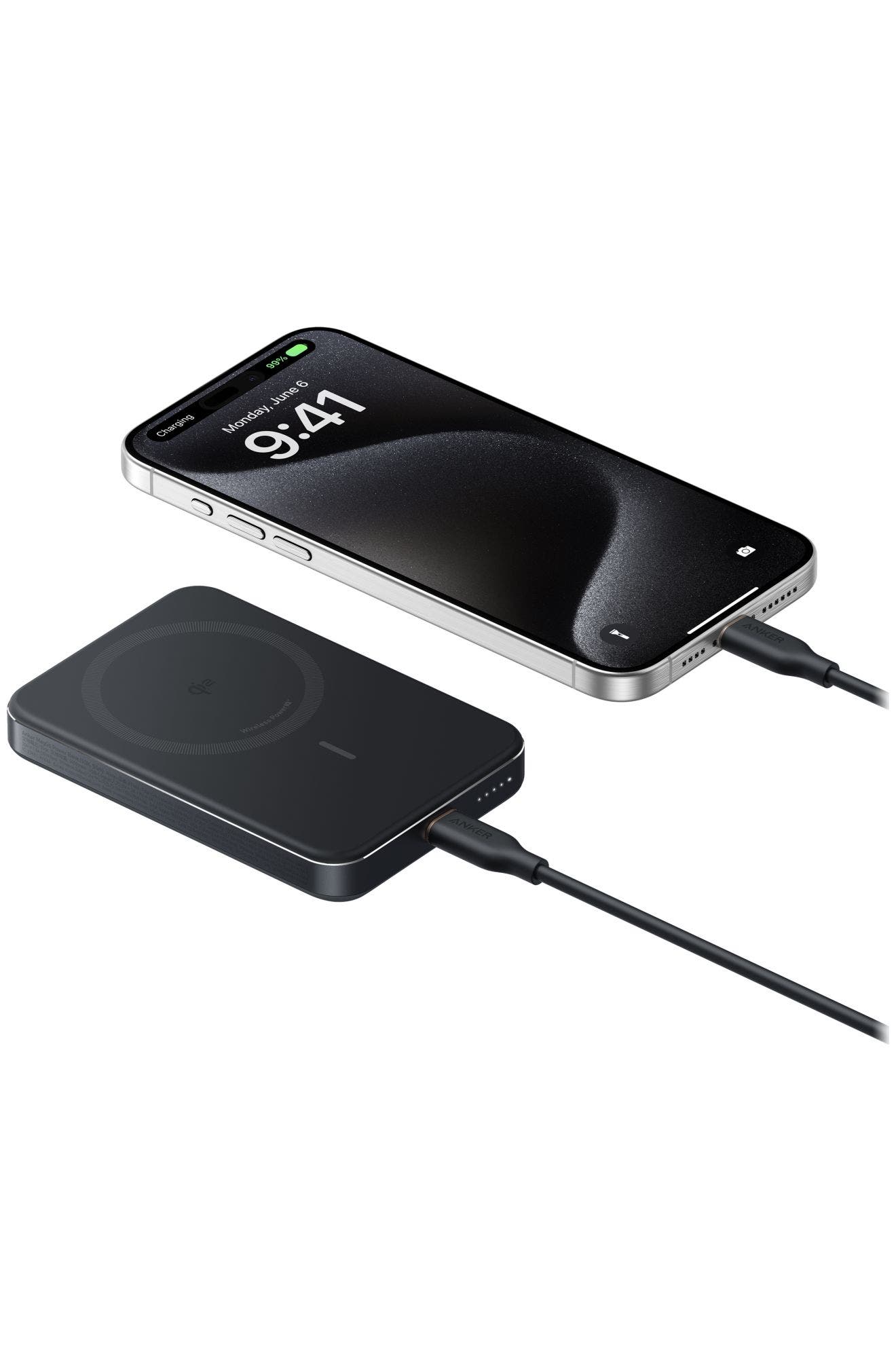 Anker MagGo Ultra-Slim Magnetic Wireless Power Bank 10,000 mAh