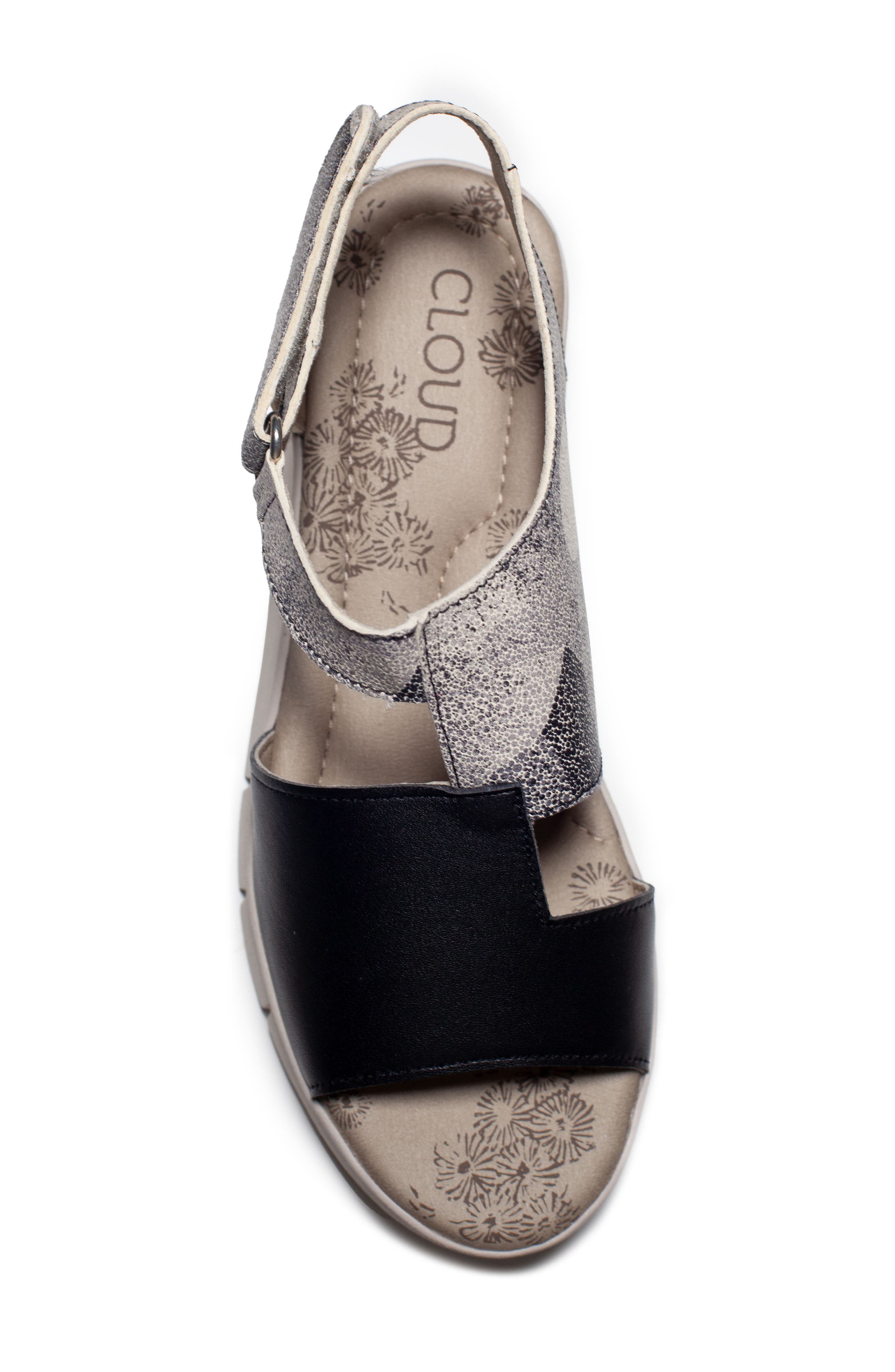 CLOUD Isla Peep Toe Sandal, Alternate, color, 