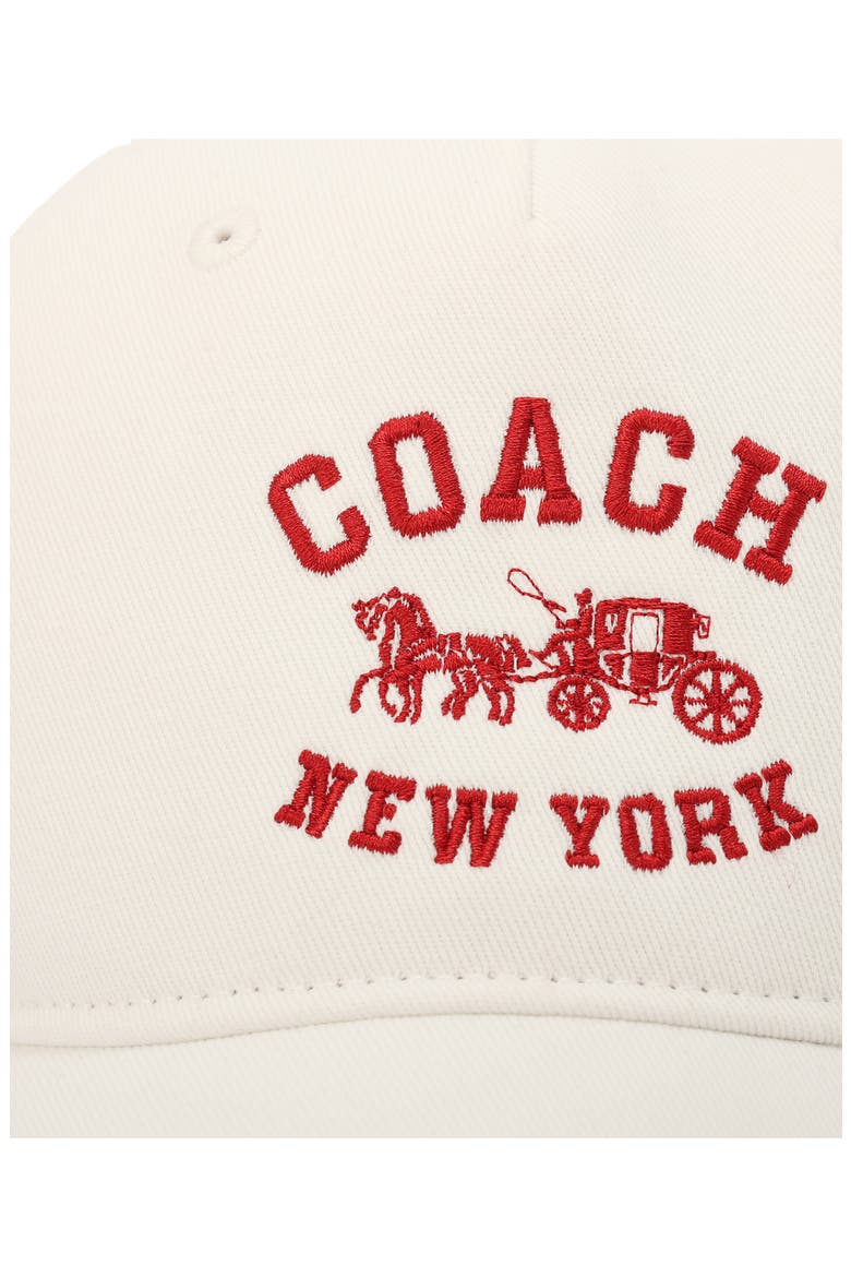 Horse & Carriage Baseball Cap, Alternate, color, IVORY