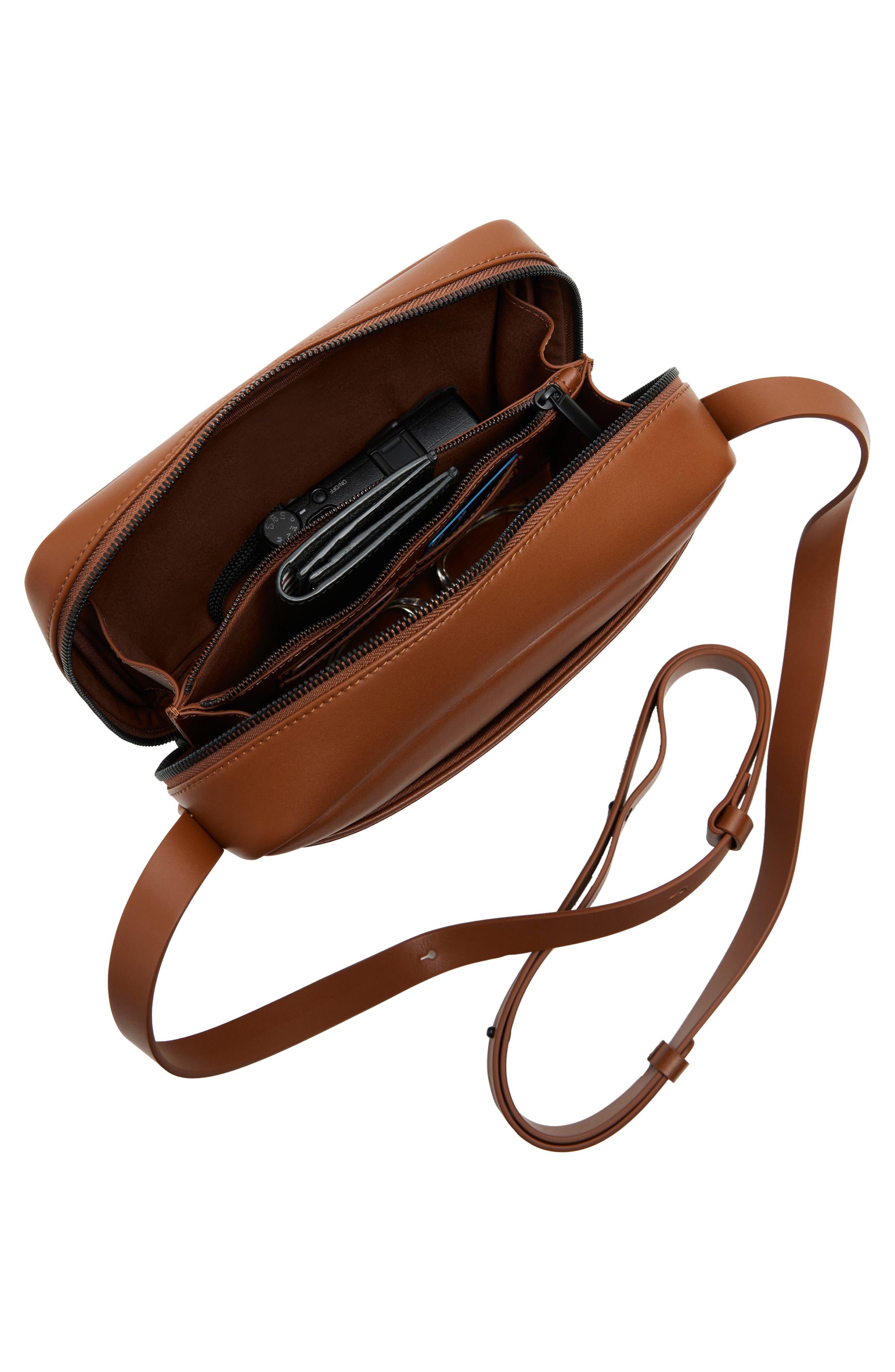 Monos Metro Crossbody Bag, Alternate, color, Mahogany