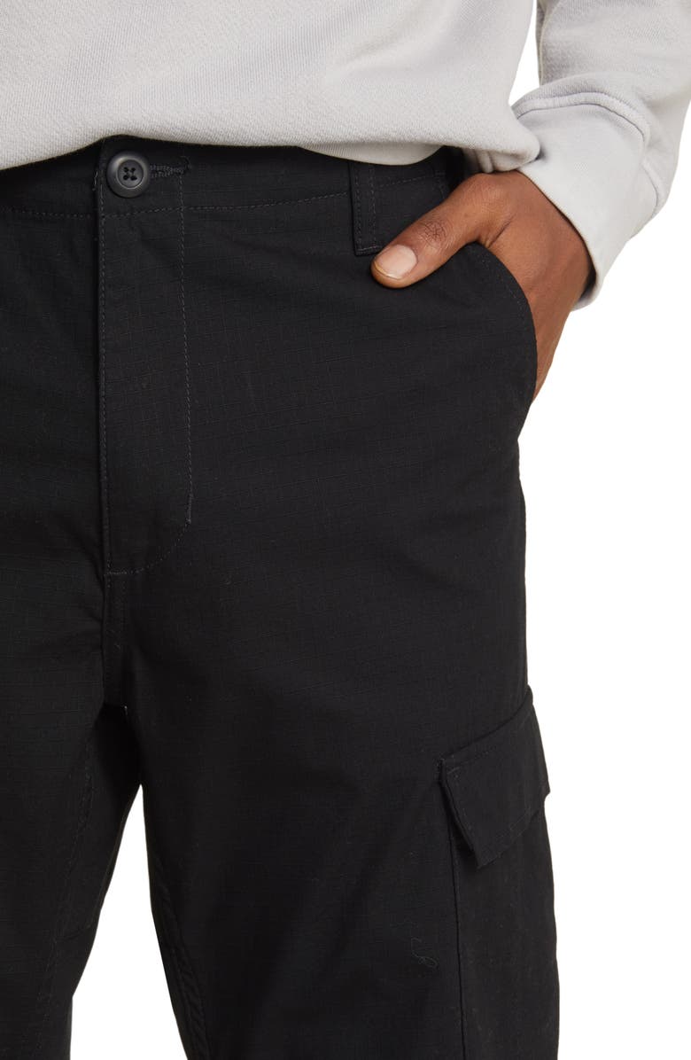 Carhartt Work In Progress Aviation Ripstop Cotton Cargo Pants, Alternate, color, Black