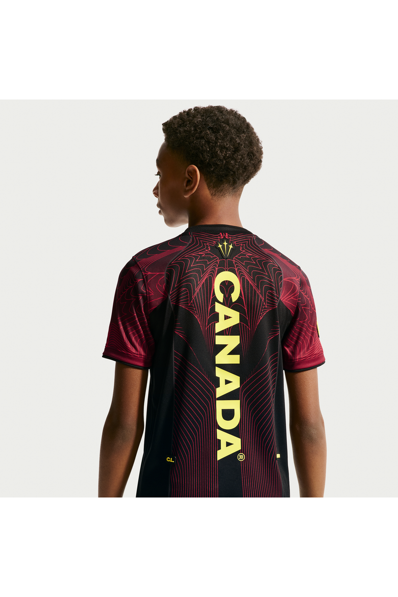 Youth Nike Black Canada Soccer x NOCTA 2026 Dri-FIT Pre-Match Top, Alternate, color, Black