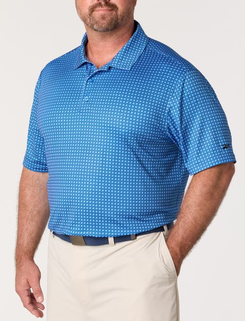 Big & Tall Basketweave Performance Polo Shirt V2