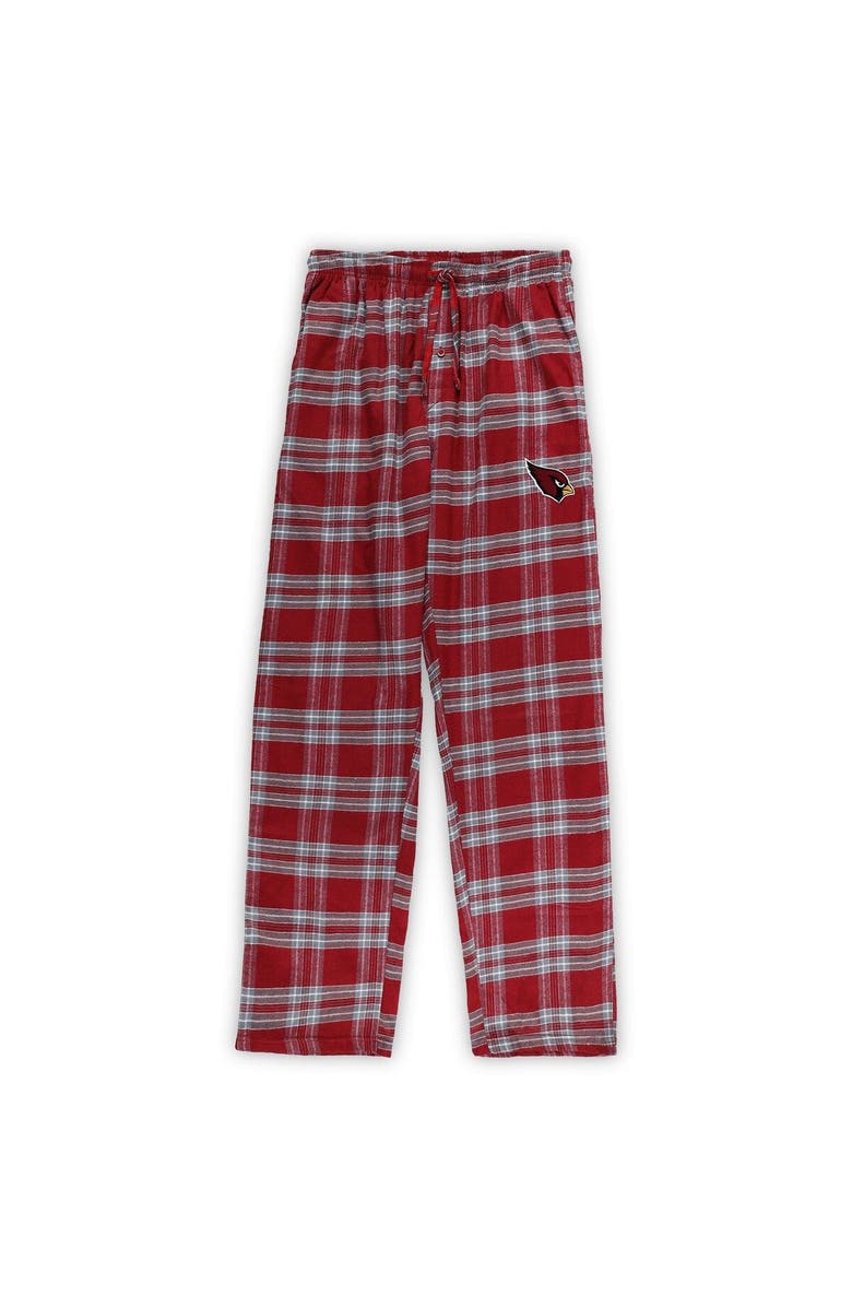 CONCEPTS SPORT Men's Concepts Sport Cardinal/Gray Arizona Cardinals Big & Tall Flannel Sleep Set, Alternate, color, 
