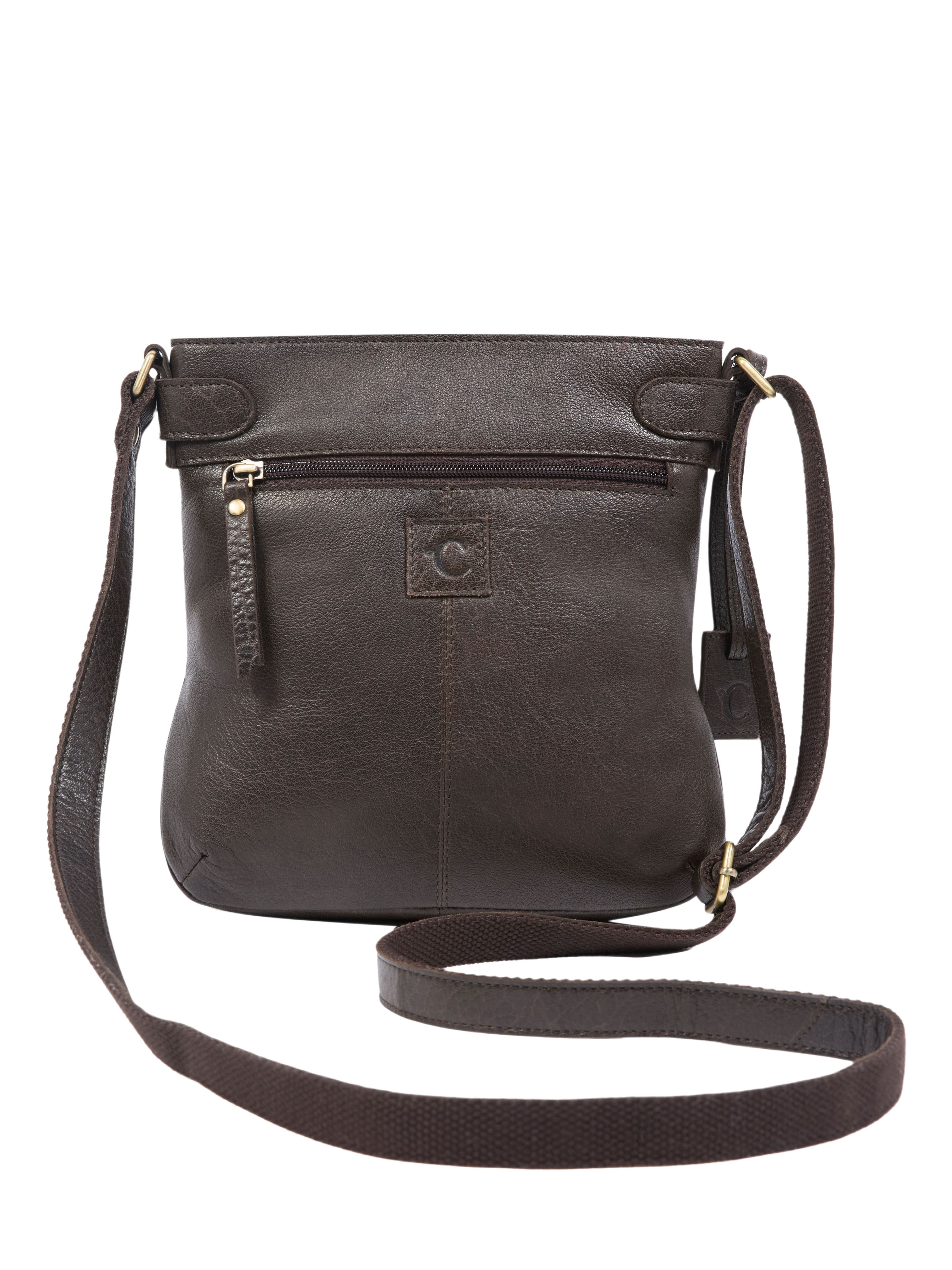 Celtic 
Co. LEATHER CROSS BODY BAG, Main, color, Chocolate