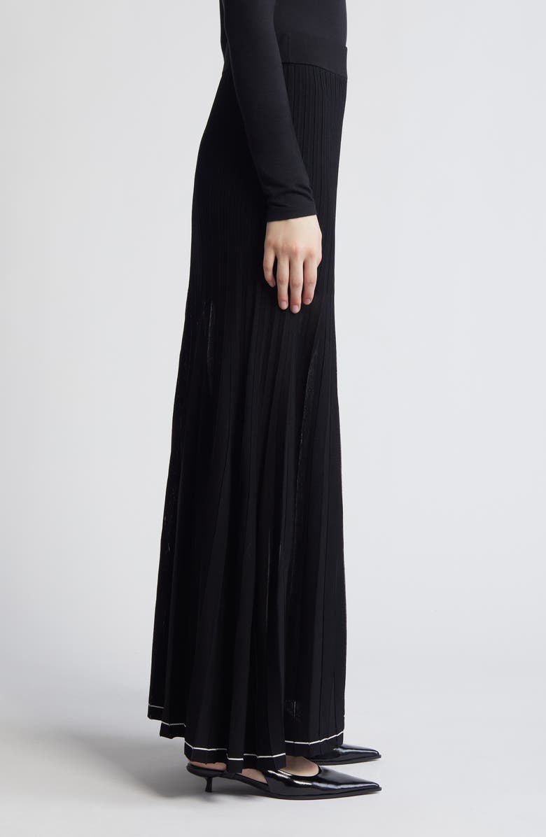 COS Pleated Knit Midi Skirt, Alternate, color, 