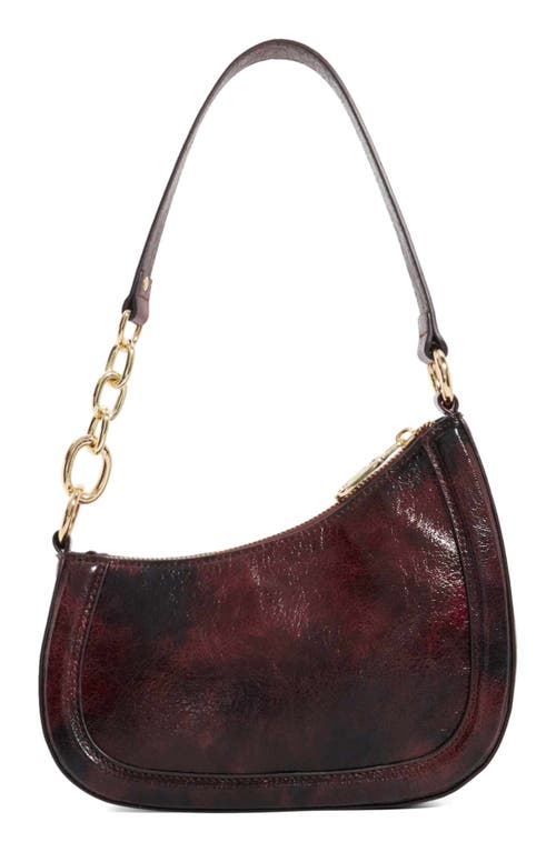 Dune London Direction Faux Leather Shoulder Bag In Purple
