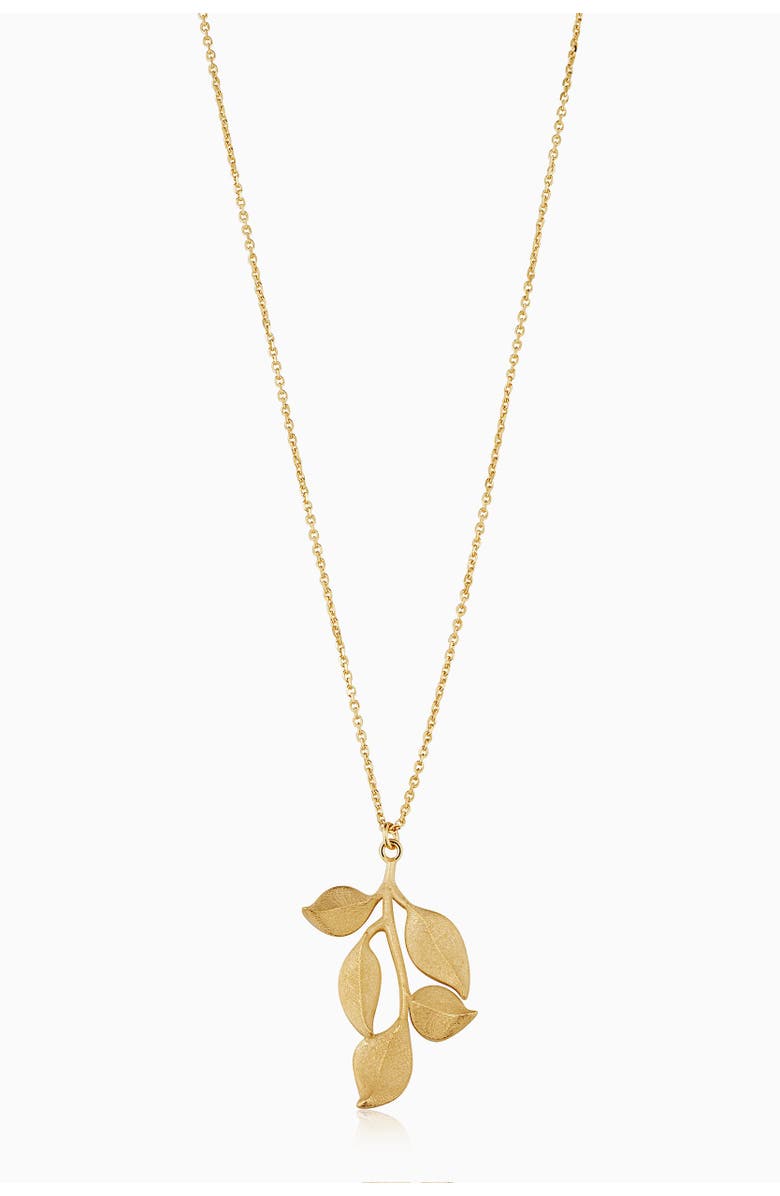 Oradina 14K Yellow Gold New Beginnings Pendant Necklace, Main, color, Yellow Gold