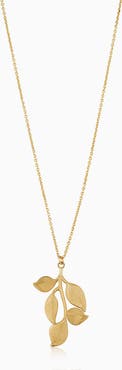 Oradina 14K Yellow Gold New Beginnings Pendant Necklace