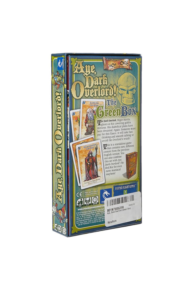 Aye, Dark Overlord! The Green Box Card Game, 47 Players, Alternate, color, Multicolored