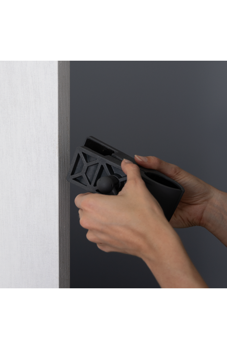 Zadro Electric Massager Universal Adjustable Door Mount Clamp, Alternate, color, Gray