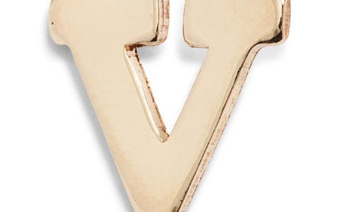 Nashelle Initial Charm In Gold Fill - V