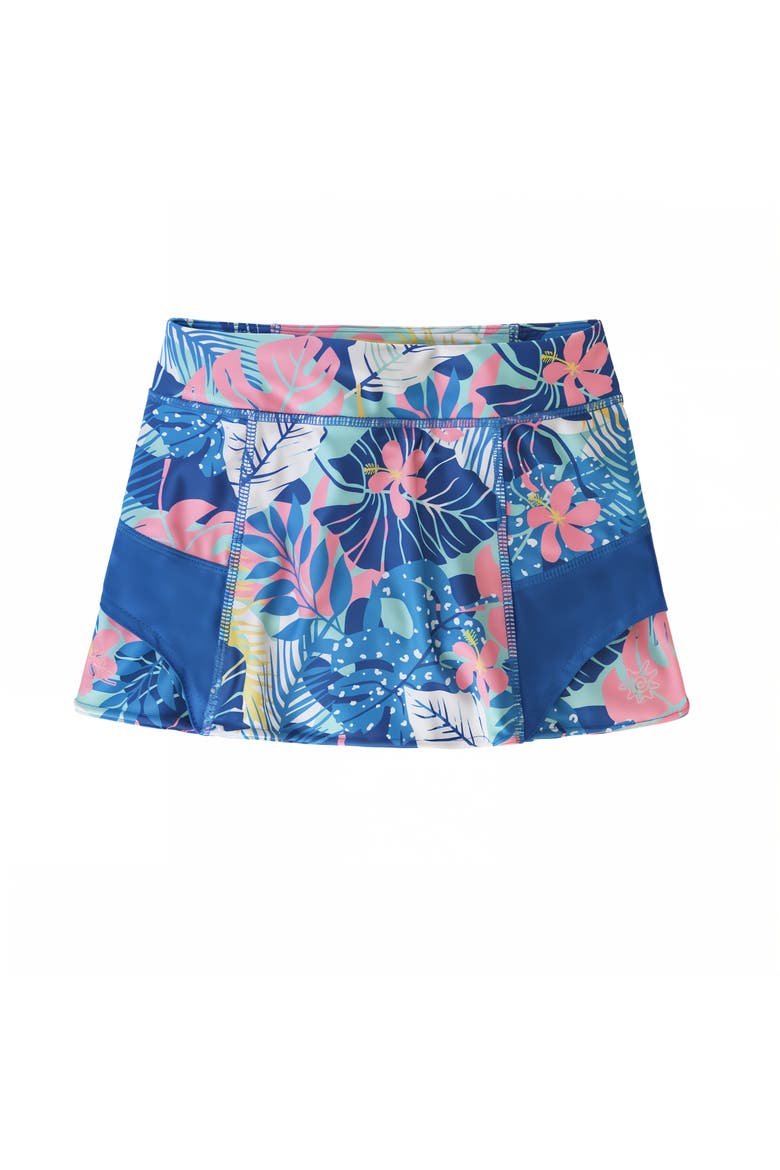 Sporty Swim Skirt, Main, color, Mykonos Tropical