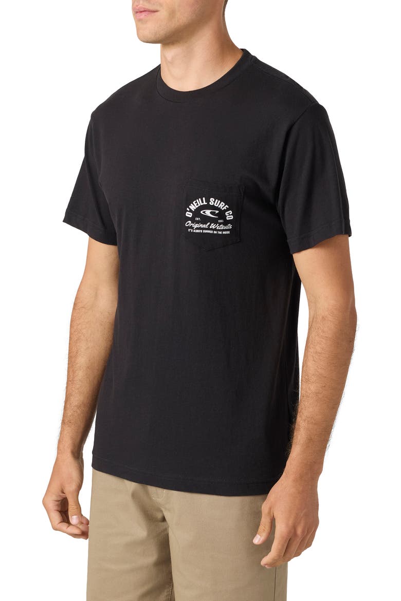 Rocker Pocket Graphic T-Shirt, Alternate, color, BLACK