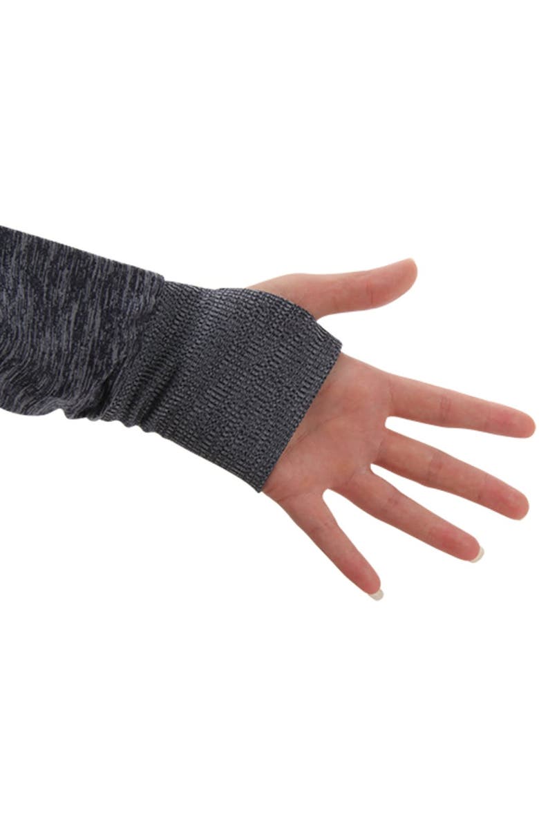 COLOSSEUM Women's Colosseum Navy Penn State Nittany Lions Bikram Lightweight Fitted Quarter-Zip Long Sleeve Top, Alternate, color, 