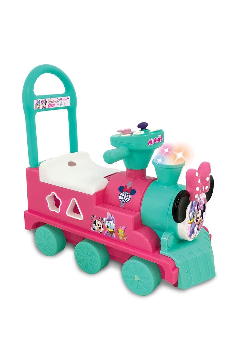 Disney Minnie Mouse Play N' Sort Activity Train Rideon, Main, color, Multicolored