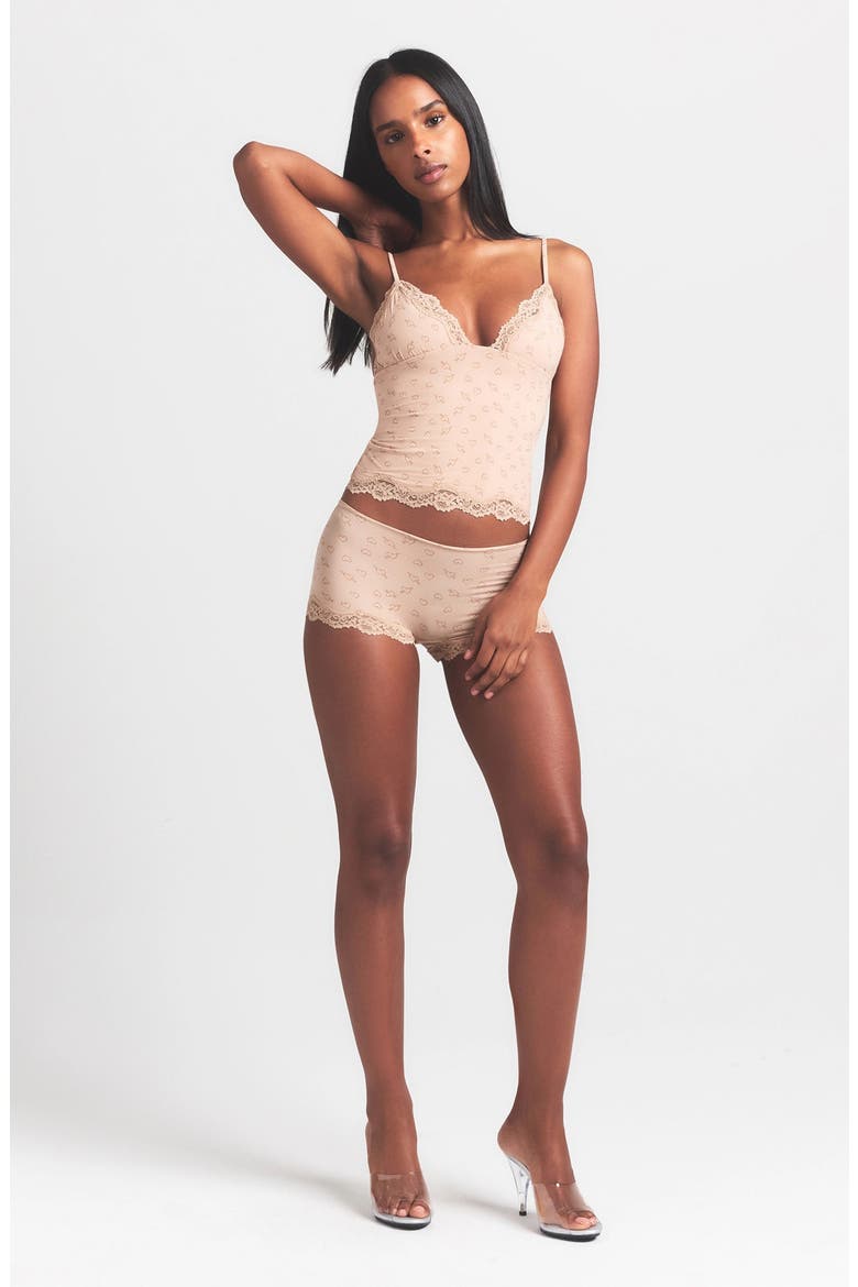 Fits Everybody Lace Triangle Camisole, Alternate, color, MICA SKETCHED HEARTS