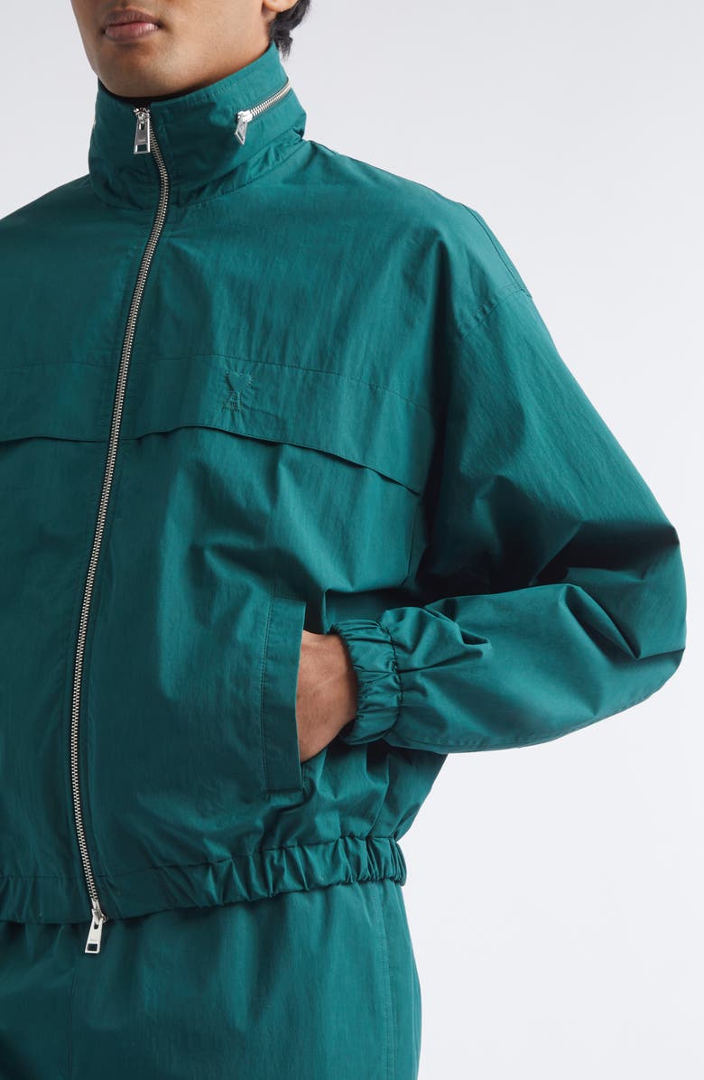 AMI PARIS Embossed Ami de Coeur Water Repellent Windbreaker Jacket, Alternate, color,