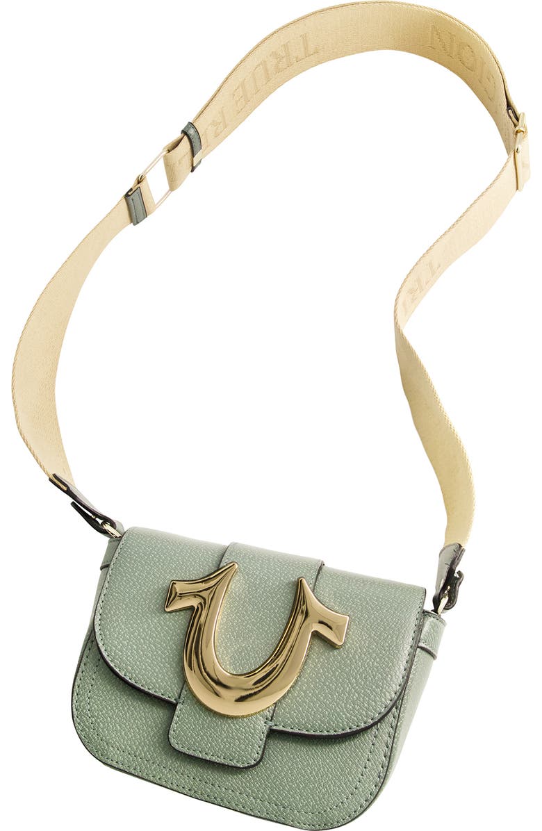 True Religion Mini Flap Crossbody, Alternate, color, Sage