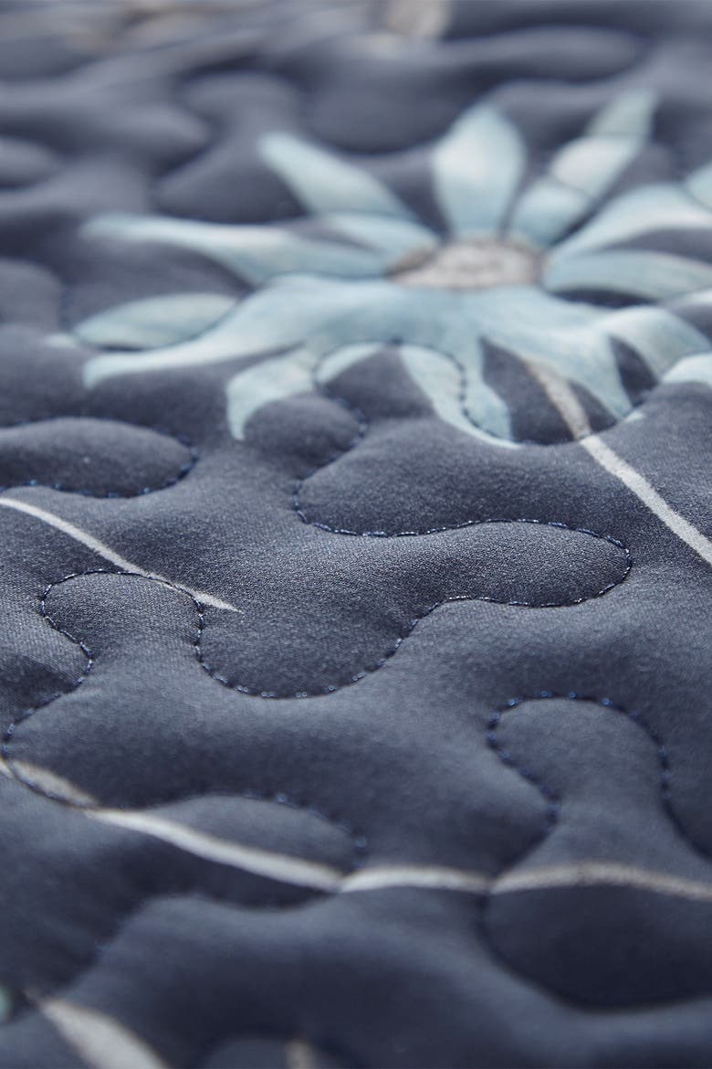 Luxury Premium Floral Collection Quilt Cover Set, Alternate, color, BLUE