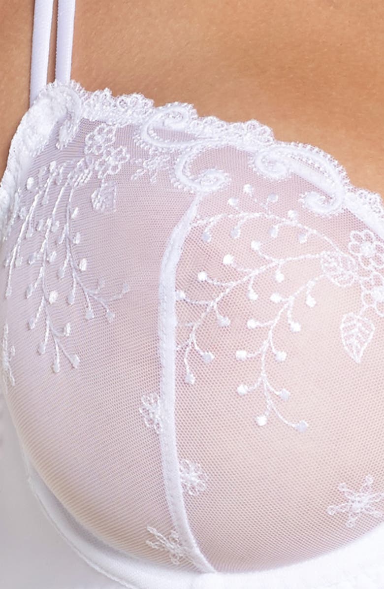 Simone Perele 'Delice' Underwire Demi Bra, Alternate, color, White