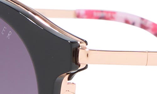 Ted Baker 51mm Round Sunglasses In Purple