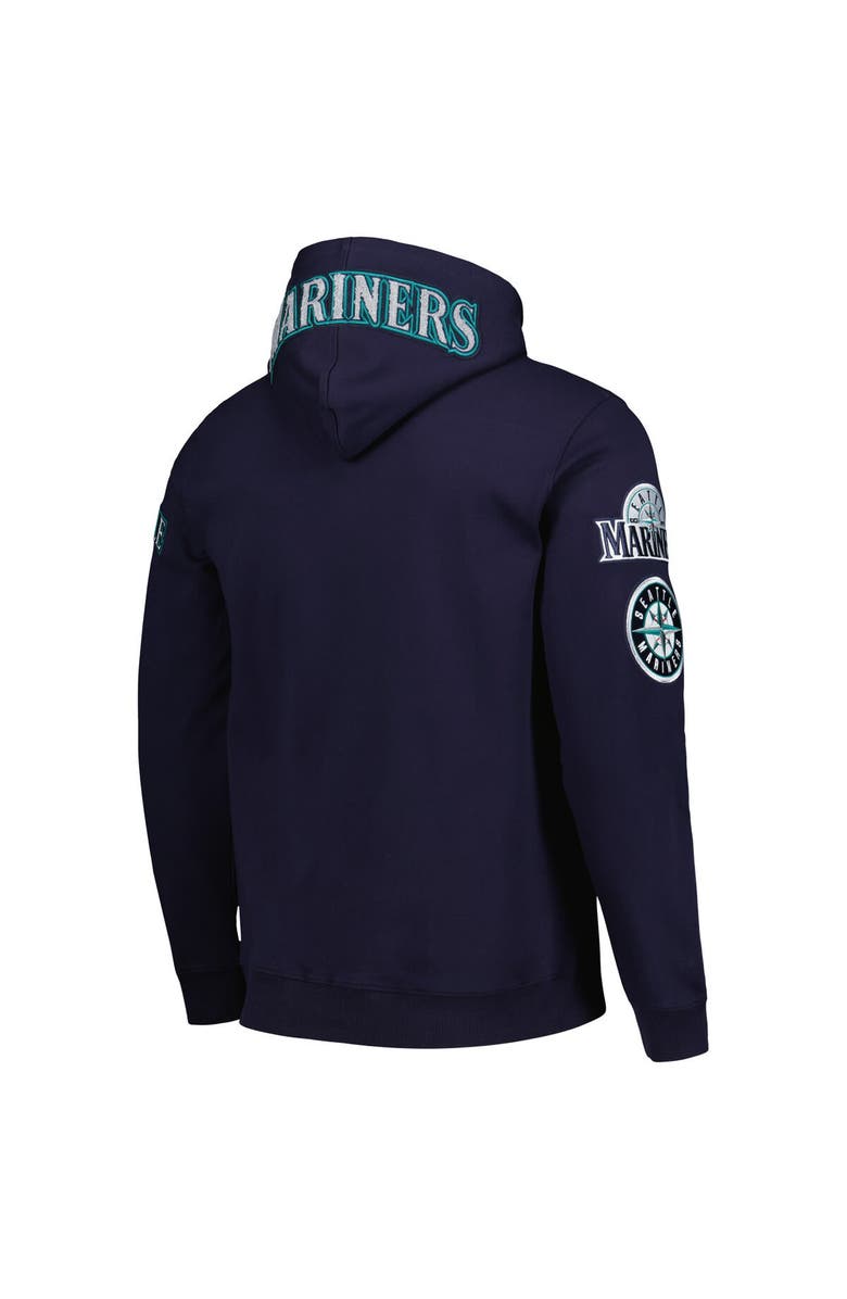 PRO STANDARD Men's Pro Standard Navy Seattle Mariners Team Logo Pullover Hoodie, Alternate, color,
