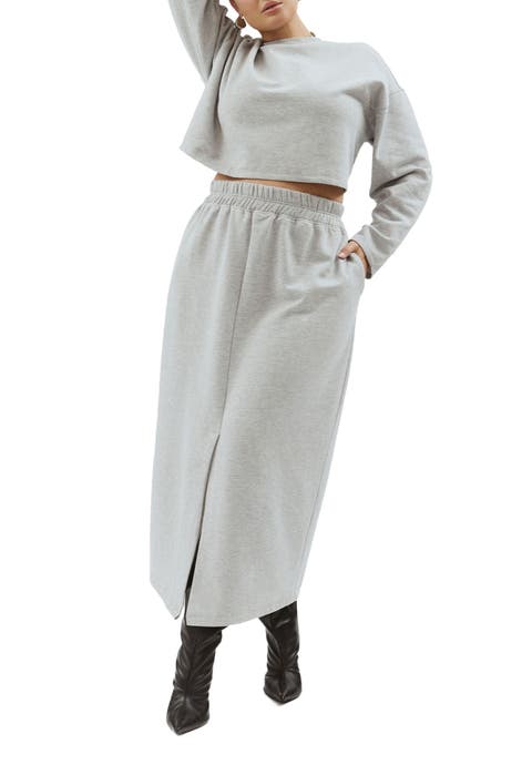 Maxi French Terry Skirt (Plus)